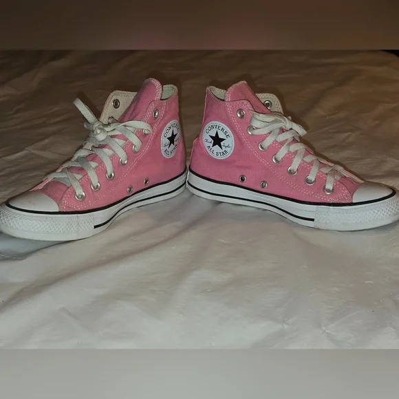 Converse Pink High-Top Sneakers - Picture 1 of 4